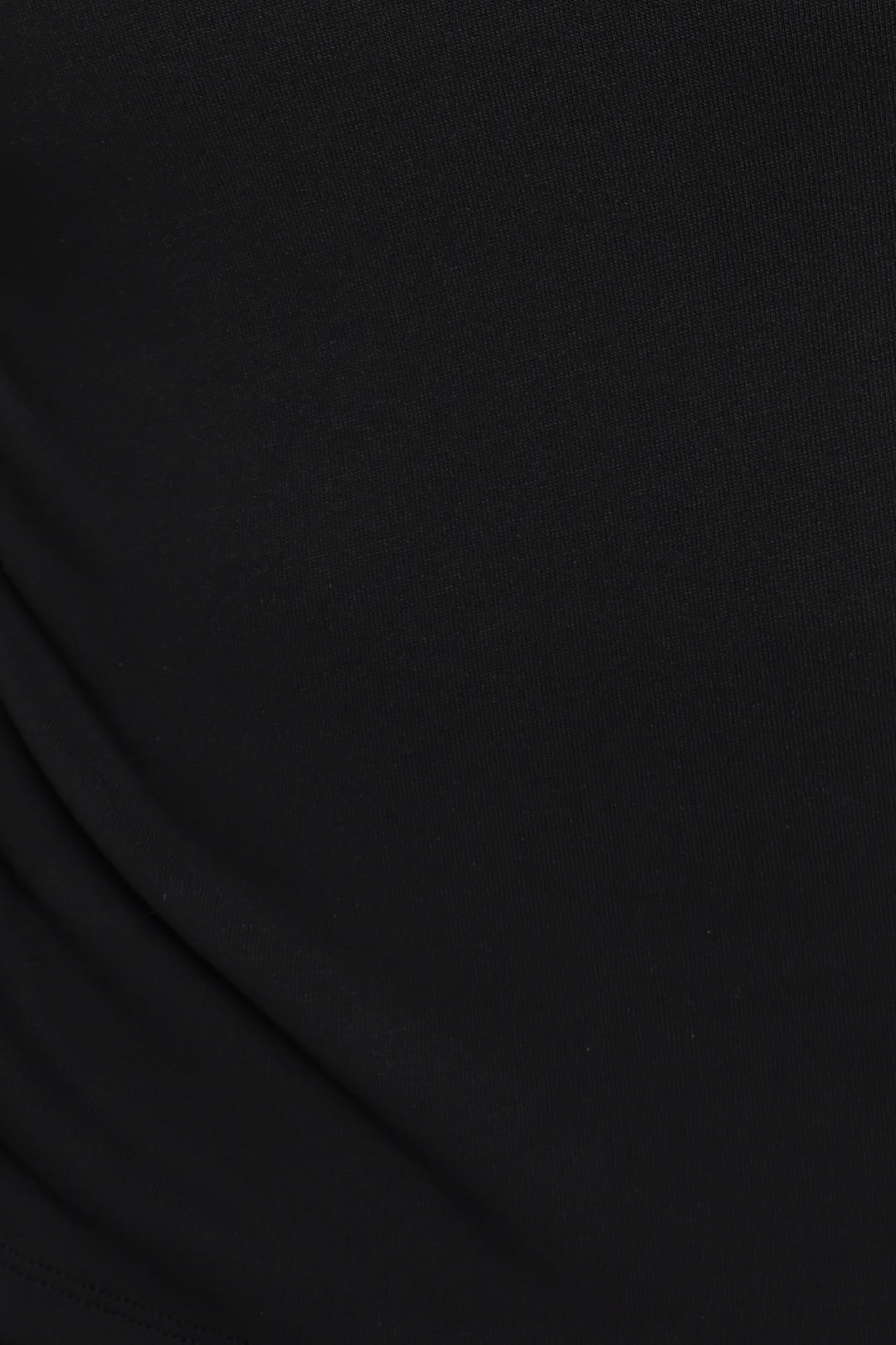 Close-up of black fabric texture premium lyocell blend