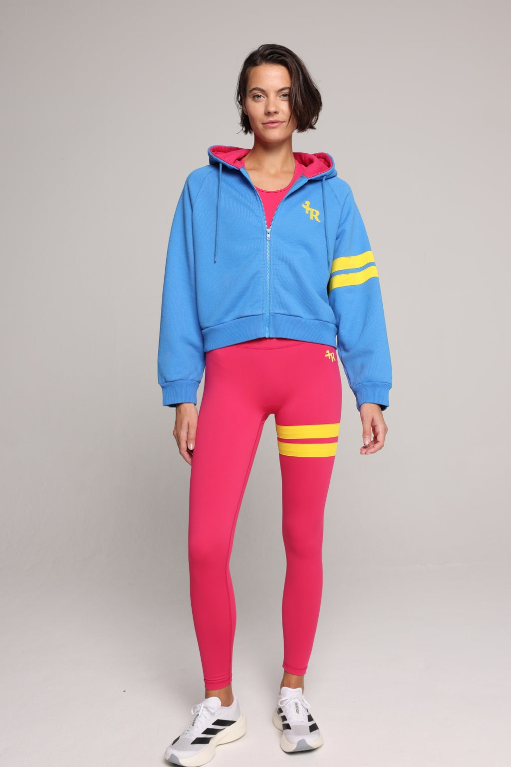 Organic Cotton Zip Hoodie - Bicolor