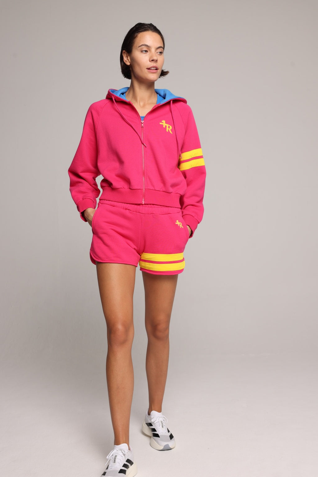 Organic Cotton Zip Hoodie - Bicolor