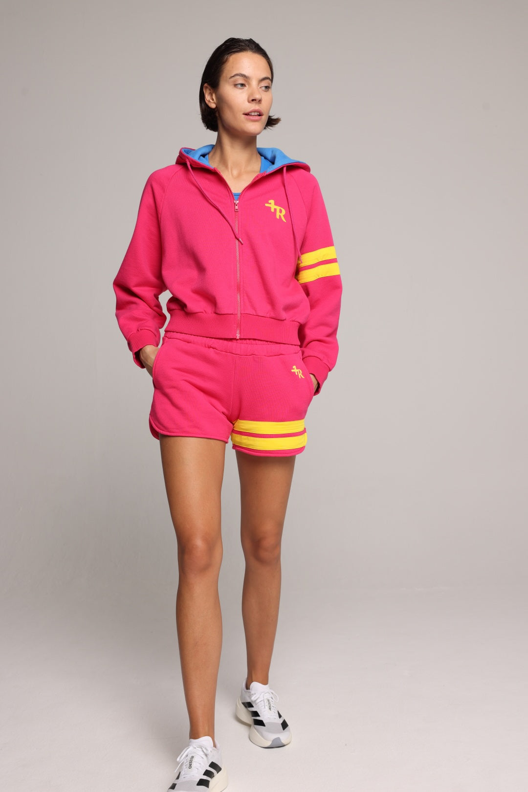 Organic Cotton Zip Hoodie - Bicolor