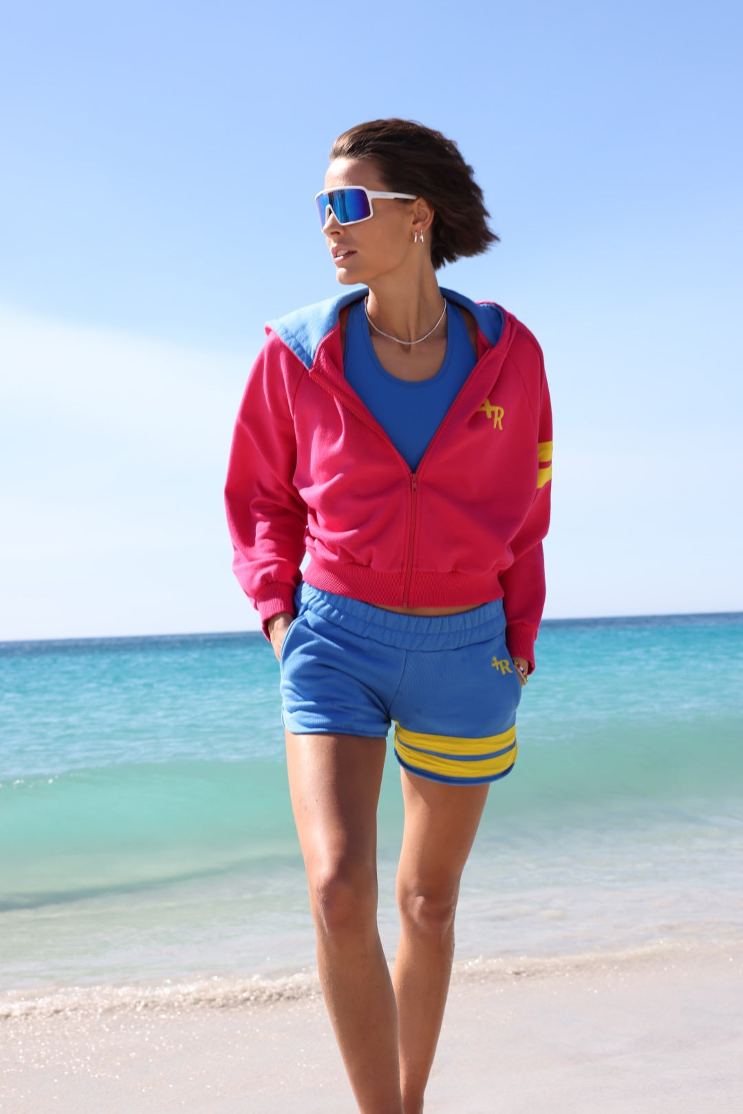 Organic Cotton Zip Hoodie - Bicolor